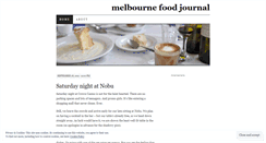 Desktop Screenshot of melbournefoodjournal.wordpress.com