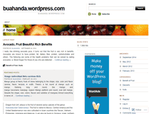 Tablet Screenshot of buahanda.wordpress.com