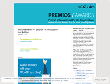 Tablet Screenshot of premioacxtidompfc.wordpress.com