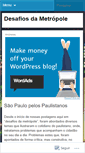 Mobile Screenshot of desafiosdametropole.wordpress.com