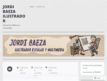 Tablet Screenshot of jordibaezailustrador.wordpress.com