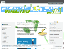 Tablet Screenshot of mavieenvert.wordpress.com