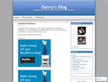 Tablet Screenshot of dannydevries.wordpress.com