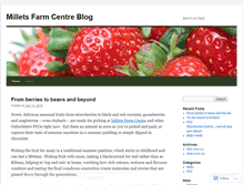 Tablet Screenshot of milletsfarmcentre.wordpress.com