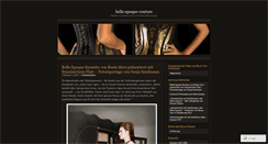 Desktop Screenshot of belleepoquecouture.wordpress.com