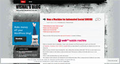 Desktop Screenshot of infinitevishal.wordpress.com