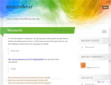 Tablet Screenshot of memmibear.wordpress.com