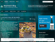 Tablet Screenshot of muertess.wordpress.com