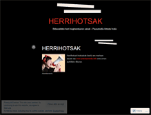 Tablet Screenshot of herrihotsak.wordpress.com