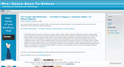 Desktop Screenshot of kvance.wordpress.com