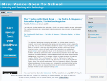 Tablet Screenshot of kvance.wordpress.com