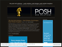 Tablet Screenshot of poshwebsolutions.wordpress.com