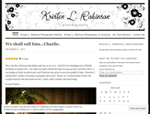 Tablet Screenshot of kristenlrobinsonphotography.wordpress.com