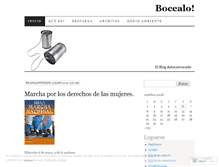 Tablet Screenshot of bocealo.wordpress.com