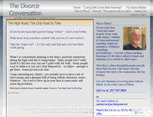 Tablet Screenshot of divorceconversation.wordpress.com