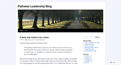 Desktop Screenshot of pathwiseleadership.wordpress.com