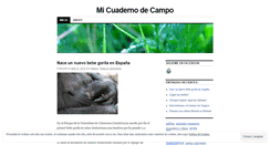 Desktop Screenshot of micuadernodecampo.wordpress.com