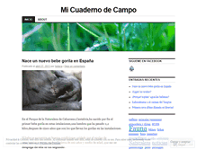 Tablet Screenshot of micuadernodecampo.wordpress.com