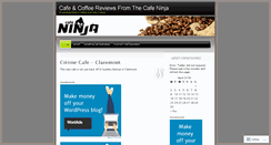 Desktop Screenshot of cafeninja.wordpress.com