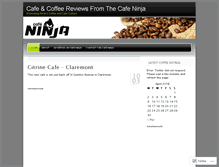 Tablet Screenshot of cafeninja.wordpress.com