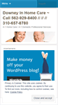 Mobile Screenshot of downeyinhomecare.wordpress.com