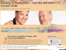 Tablet Screenshot of downeyinhomecare.wordpress.com