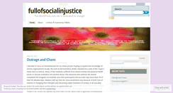 Desktop Screenshot of fullofsocialinjustice.wordpress.com