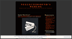 Desktop Screenshot of neglectedsound.wordpress.com