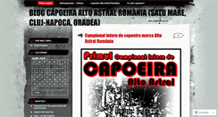 Desktop Screenshot of capoeiraaltoastralromania.wordpress.com