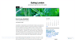 Desktop Screenshot of eatinglondon.wordpress.com