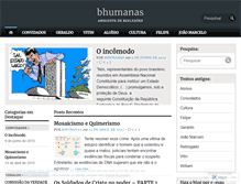 Tablet Screenshot of bhumanas.wordpress.com