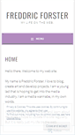 Mobile Screenshot of freddricforster.wordpress.com