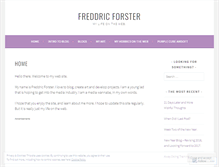 Tablet Screenshot of freddricforster.wordpress.com