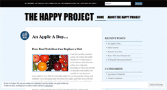 Desktop Screenshot of happyishere.wordpress.com