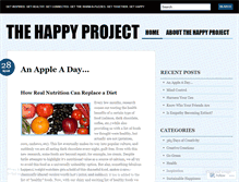 Tablet Screenshot of happyishere.wordpress.com