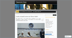 Desktop Screenshot of classroomkeys.wordpress.com