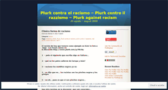 Desktop Screenshot of plurkcontraelracismo.wordpress.com