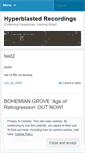 Mobile Screenshot of hyperblasted.wordpress.com