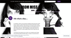 Desktop Screenshot of misscressaty.wordpress.com