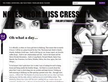 Tablet Screenshot of misscressaty.wordpress.com