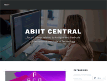 Tablet Screenshot of abiitcentral.wordpress.com