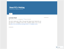 Tablet Screenshot of desa192.wordpress.com