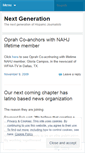 Mobile Screenshot of hjnextgeneration.wordpress.com