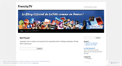 Desktop Screenshot of frenchytv.wordpress.com