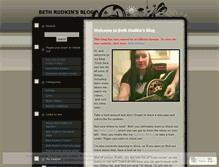 Tablet Screenshot of bethrudkin.wordpress.com