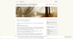 Desktop Screenshot of nowrelate.wordpress.com