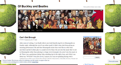 Desktop Screenshot of ofbuckleyandbeatles.wordpress.com