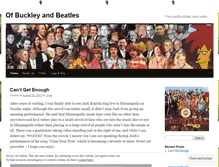 Tablet Screenshot of ofbuckleyandbeatles.wordpress.com