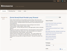 Tablet Screenshot of bimosaurus.wordpress.com