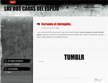Tablet Screenshot of lasdoscarasdelespejo.wordpress.com